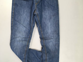 Pantalon jog denim doublé polar