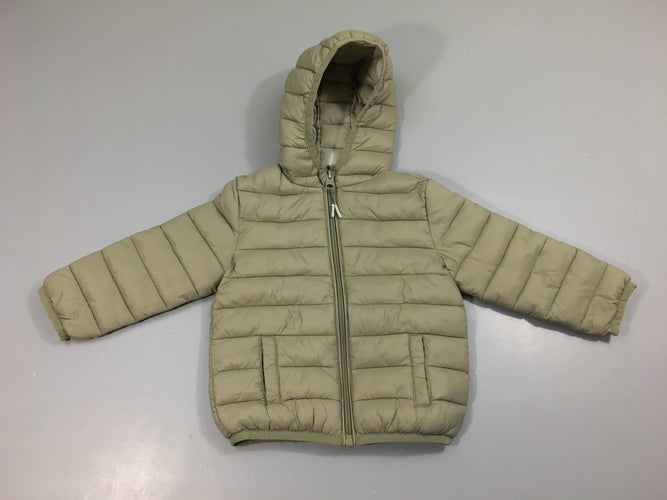 Doudoune light kaki, moins cher chez Petit Kiwi