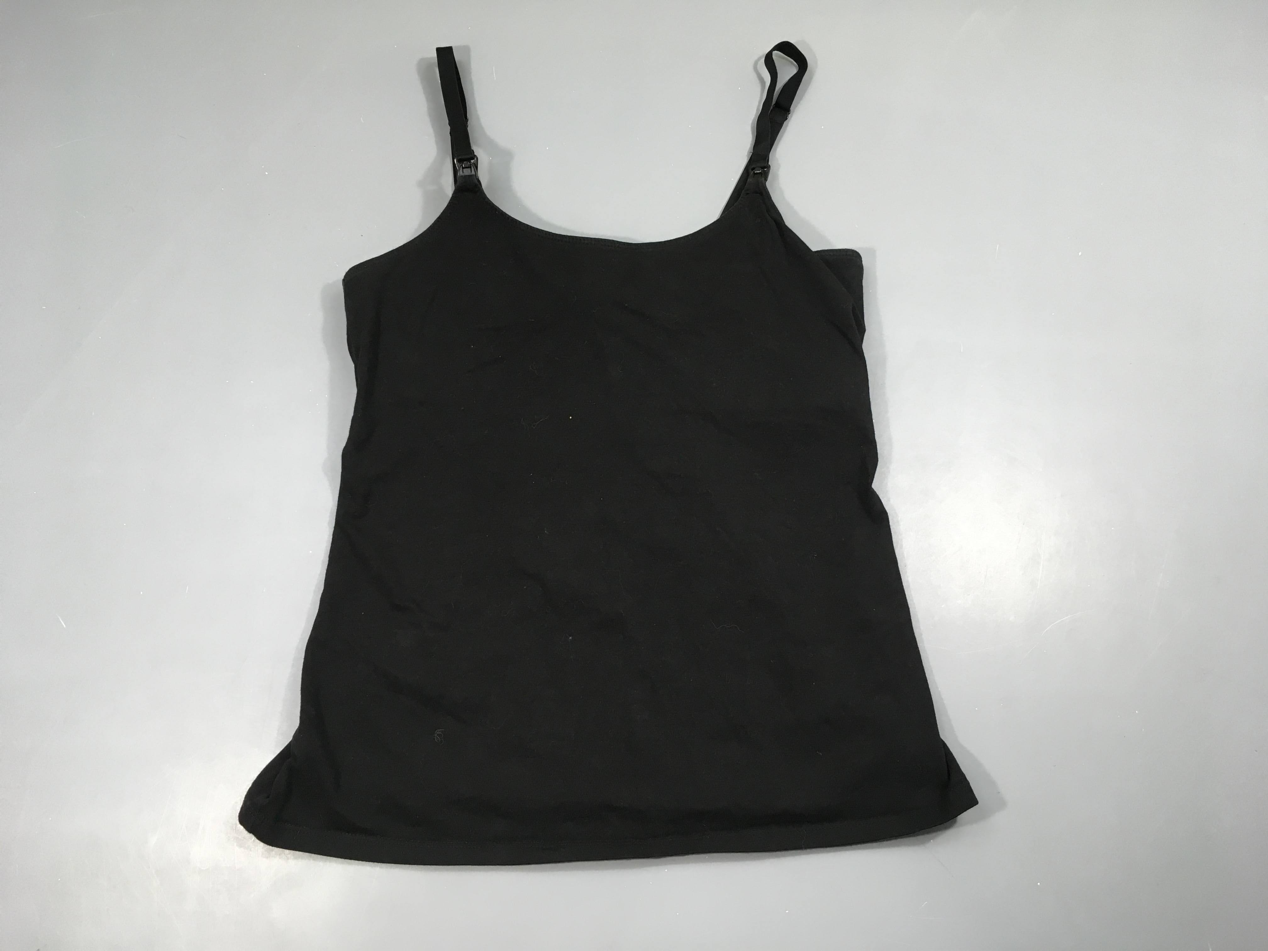 Top noir d'allaitement