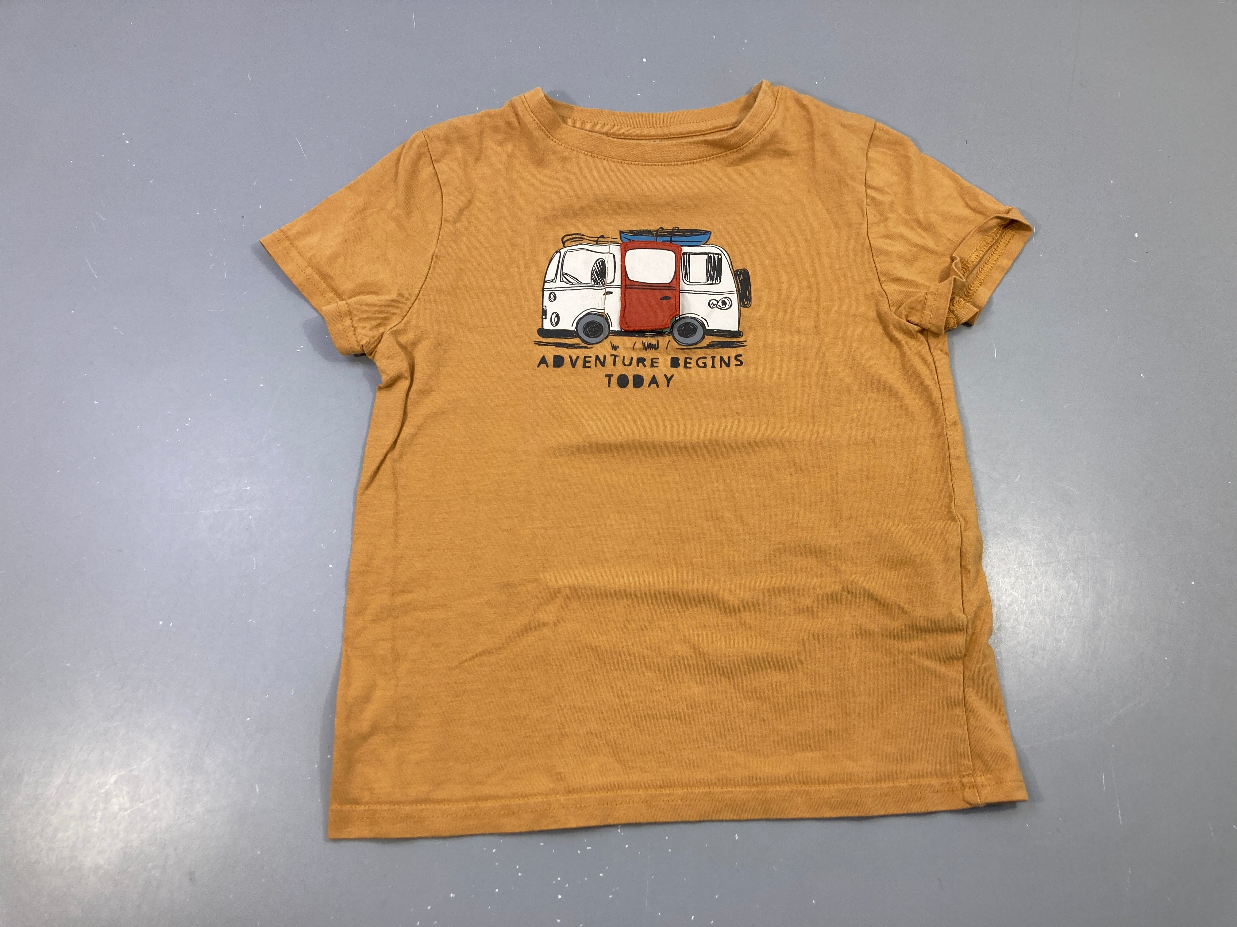 T-shirt m.c ocre Van porte