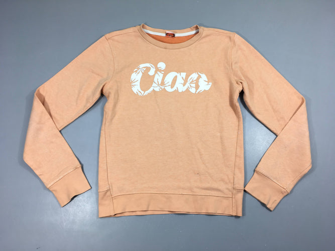 Sweat saumon Ciao Bouloché, moins cher chez Petit Kiwi