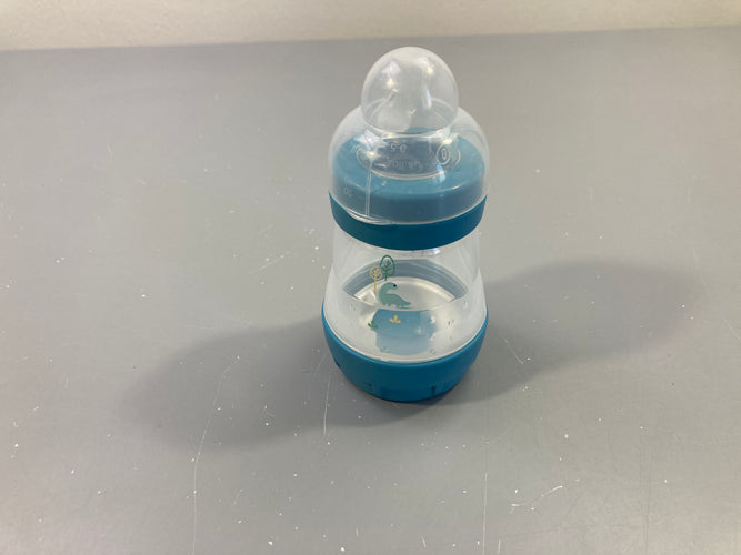 Biberon plastique Mam 160ml bleu dino, moins cher chez Petit Kiwi