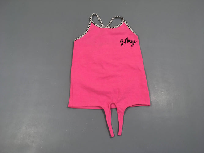 Top jersey rose bord pois noirs-blancs nouable B. Nosy, moins cher chez Petit Kiwi
