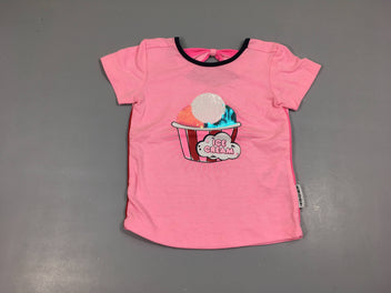 T-shirt m.c rose Ice Cream-Bouloché