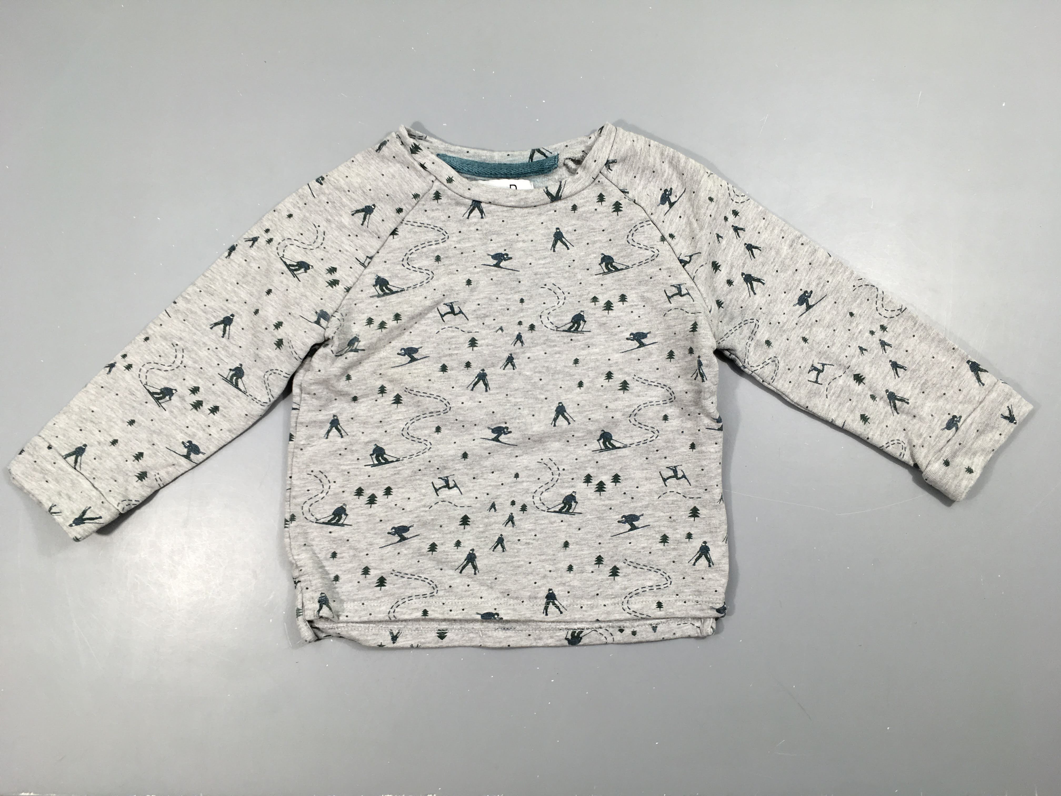 T-shirt m.l thermique gris ski