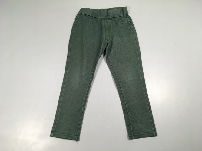 Jegging vert effet délavé, moins cher chez Petit Kiwi