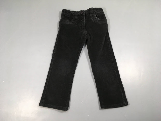 Pantalon velours noir, moins cher chez Petit Kiwi