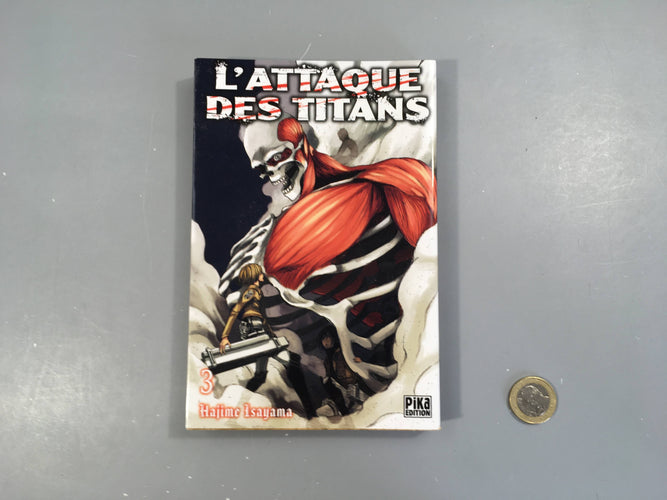 L'attaque des Titans, 3 Hajime Isayama, moins cher chez Petit Kiwi