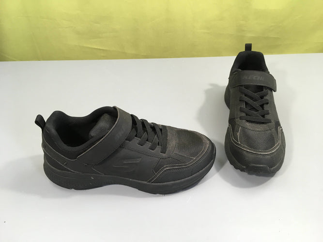 Baskets à scratch enfant - Skechers CONSISTANT noir, état neuf, 38, moins cher chez Petit Kiwi