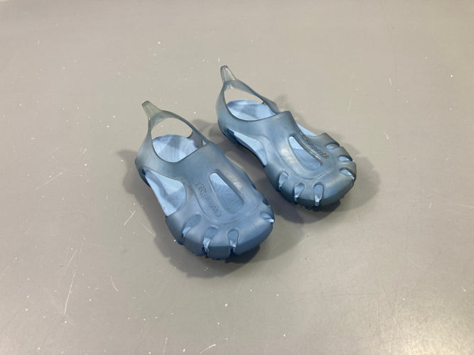 Sandales d'eau bleu plastique, Tribord, P21, moins cher chez Petit Kiwi