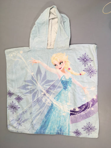 Poncho de bain en éponge, Reine des neiges, Elsa, moins cher chez Petit Kiwi