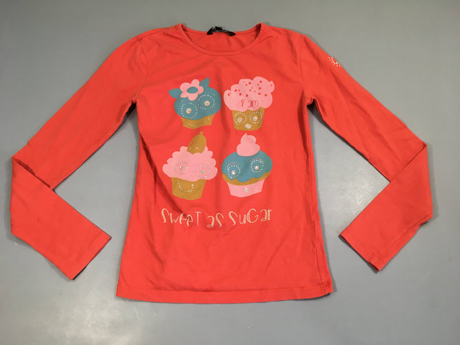 T-shirt m.l orange Cupcakes, moins cher chez Petit Kiwi
