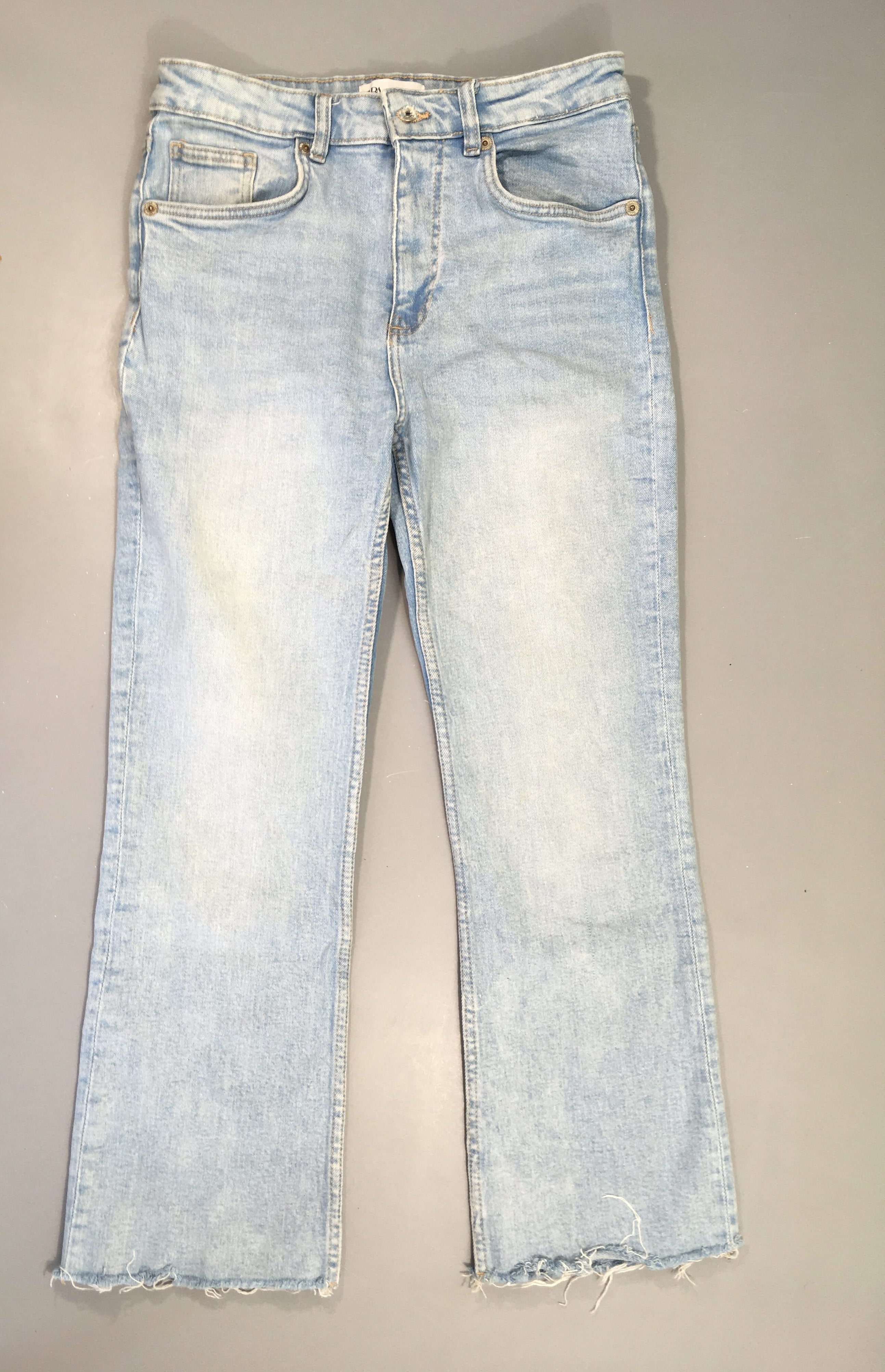 Jeans clair évasé, 38