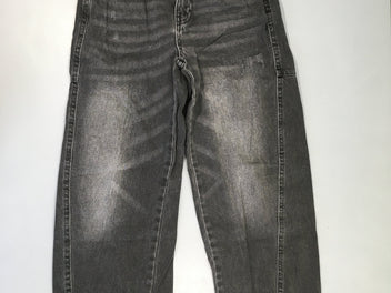 Jeans noir effet délavé