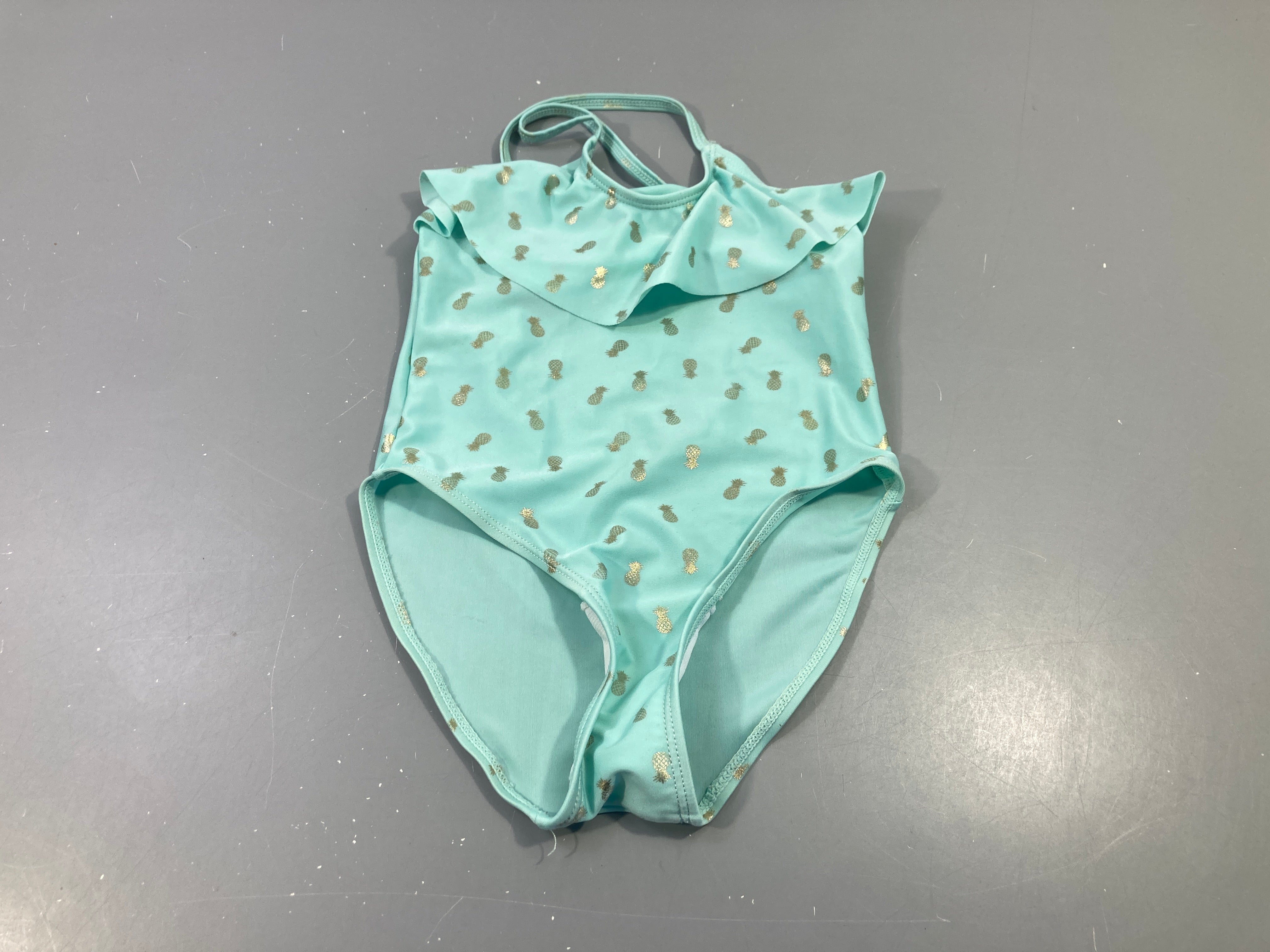 Maillot turquoise ananas dorés, It's summer