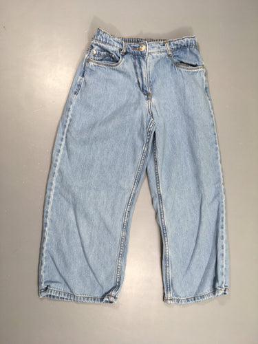 Jeans clair culotte (=très court), moins cher chez Petit Kiwi