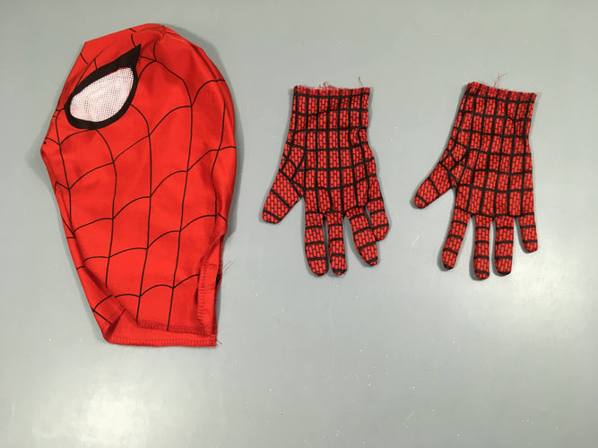 Cagoule Spiderman + gants -effiloché, moins cher chez Petit Kiwi