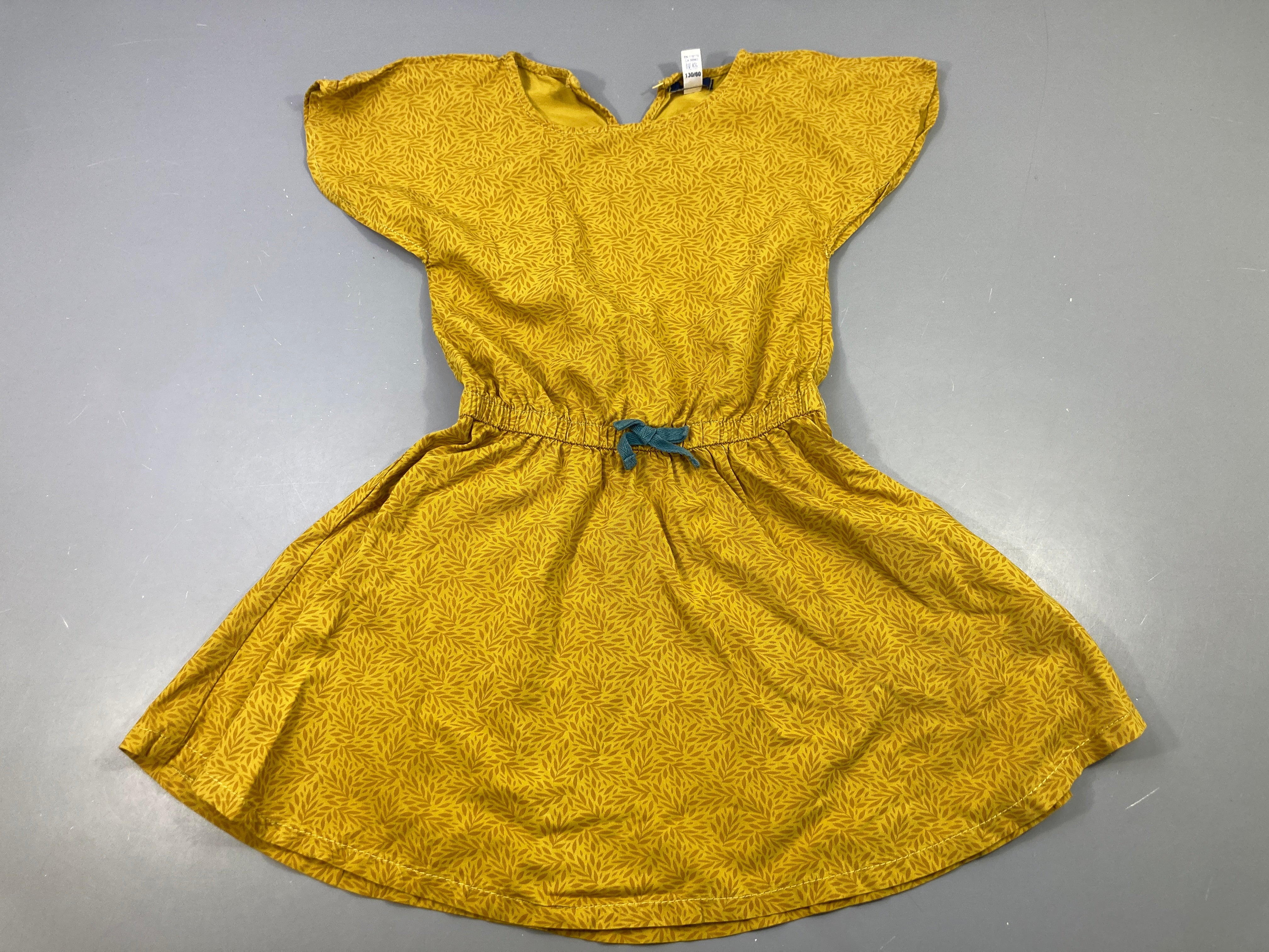 Robe m.c imprimé ochre