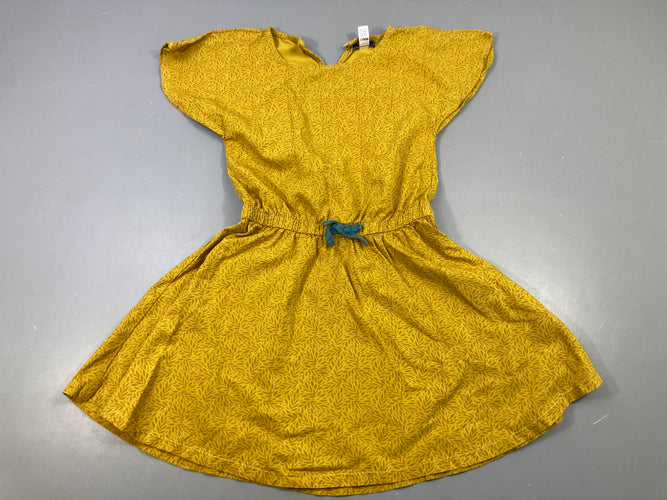 Robe m.c imprimé ochre, moins cher chez Petit Kiwi