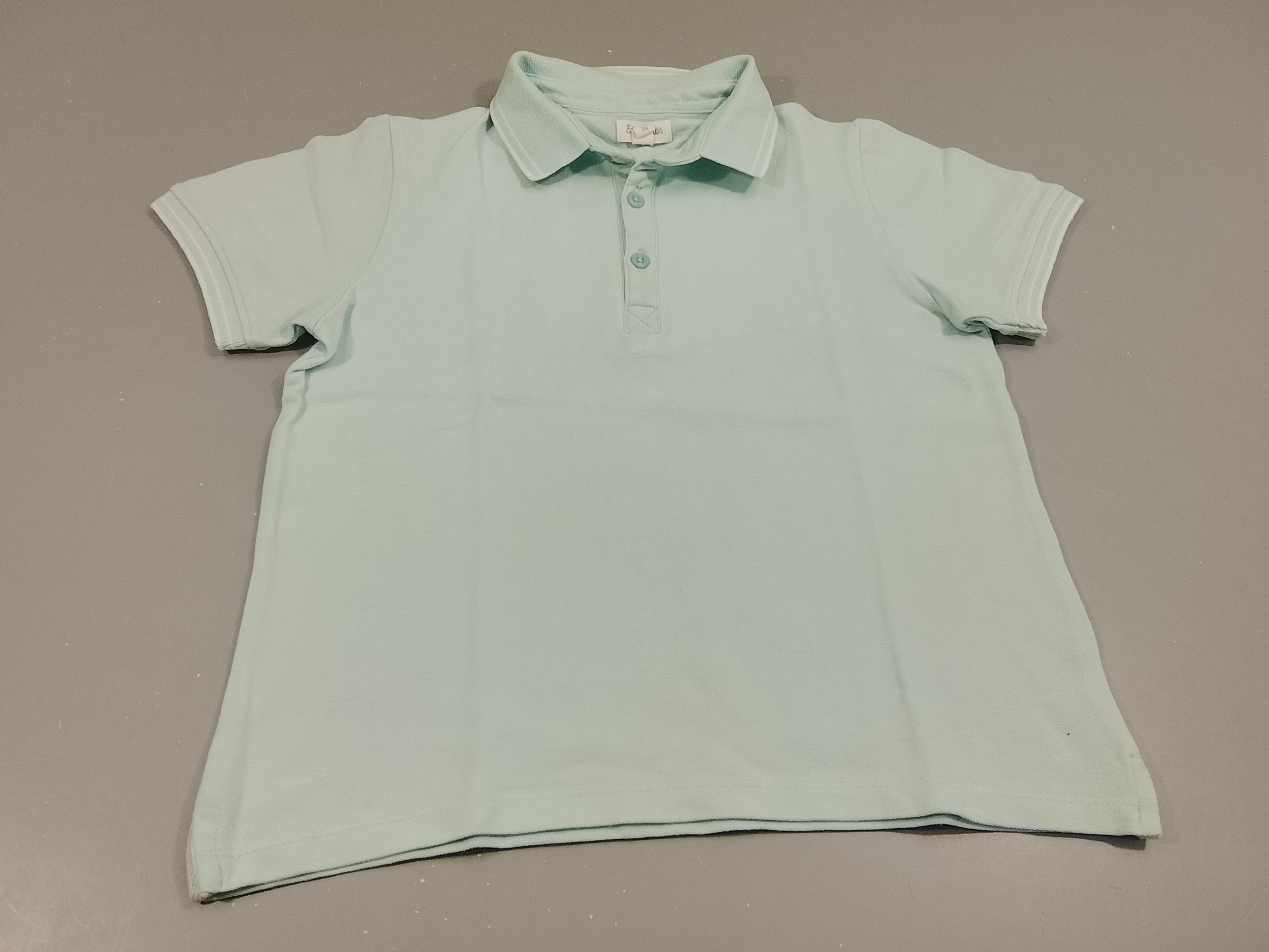 Polo m.c Eden et Victor bleu clair