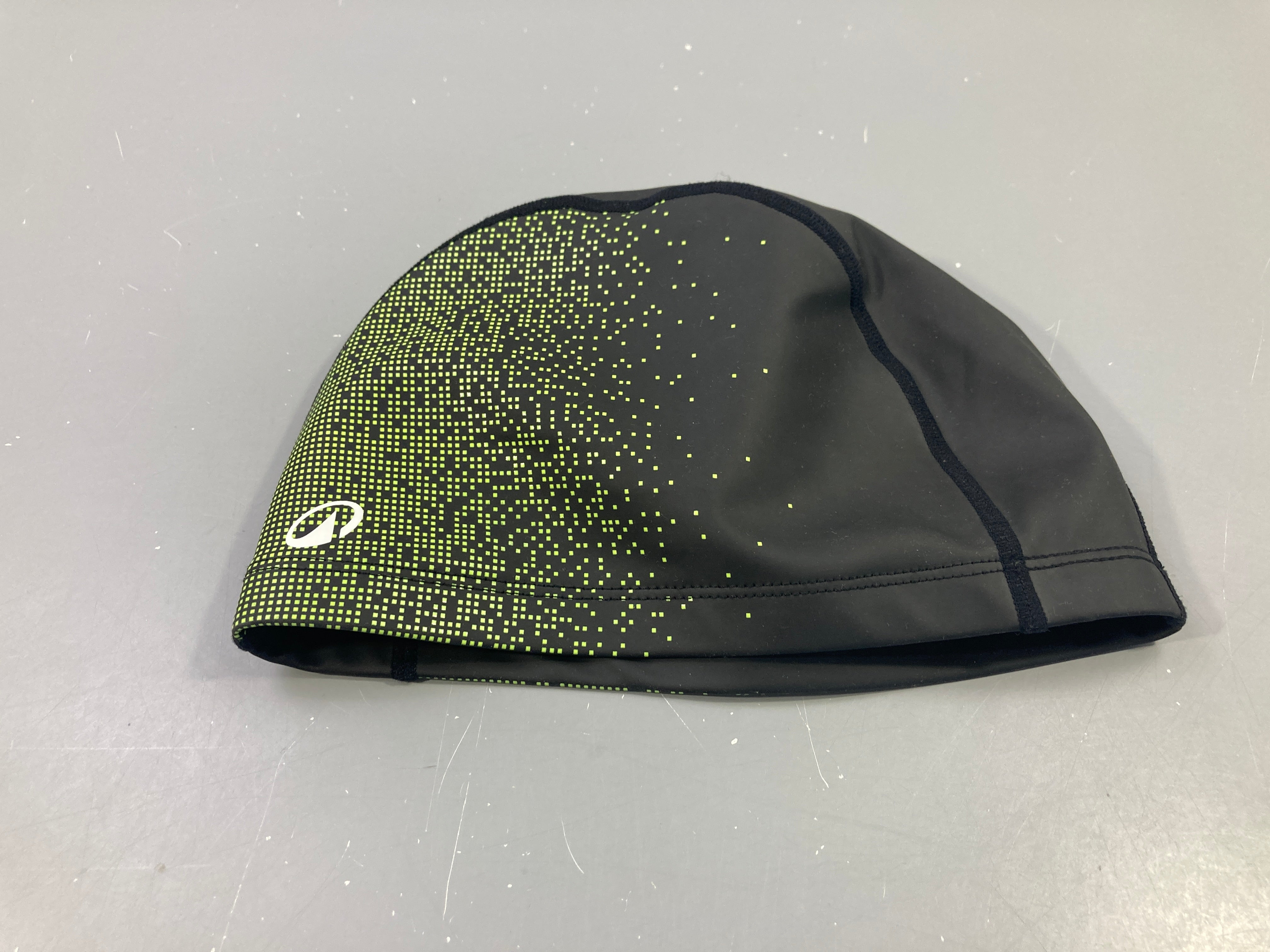 Bonnet de bain noir et vert ,56-62 cm