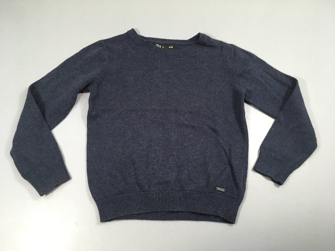 Pull bleu foncé, moins cher chez Petit Kiwi