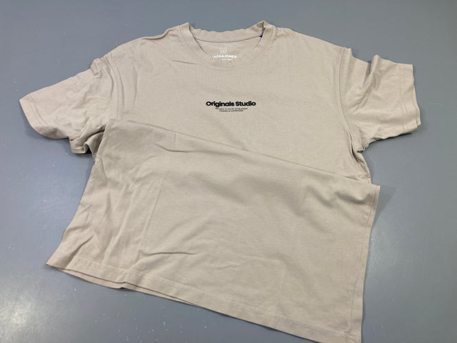 T-shirt m.c beige, moins cher chez Petit Kiwi