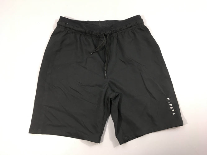 Short de sport noir Kipsta, moins cher chez Petit Kiwi
