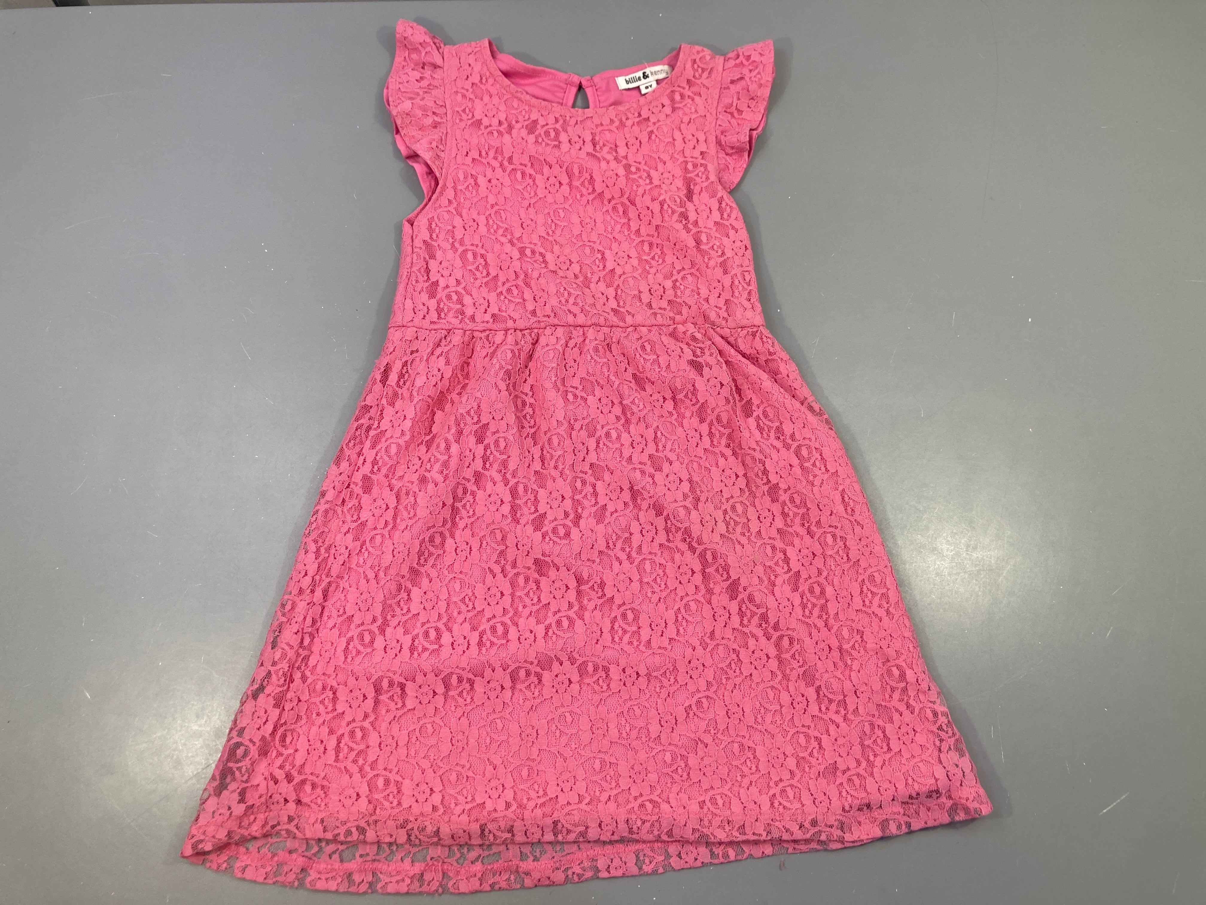 Robe m.c broderie rose