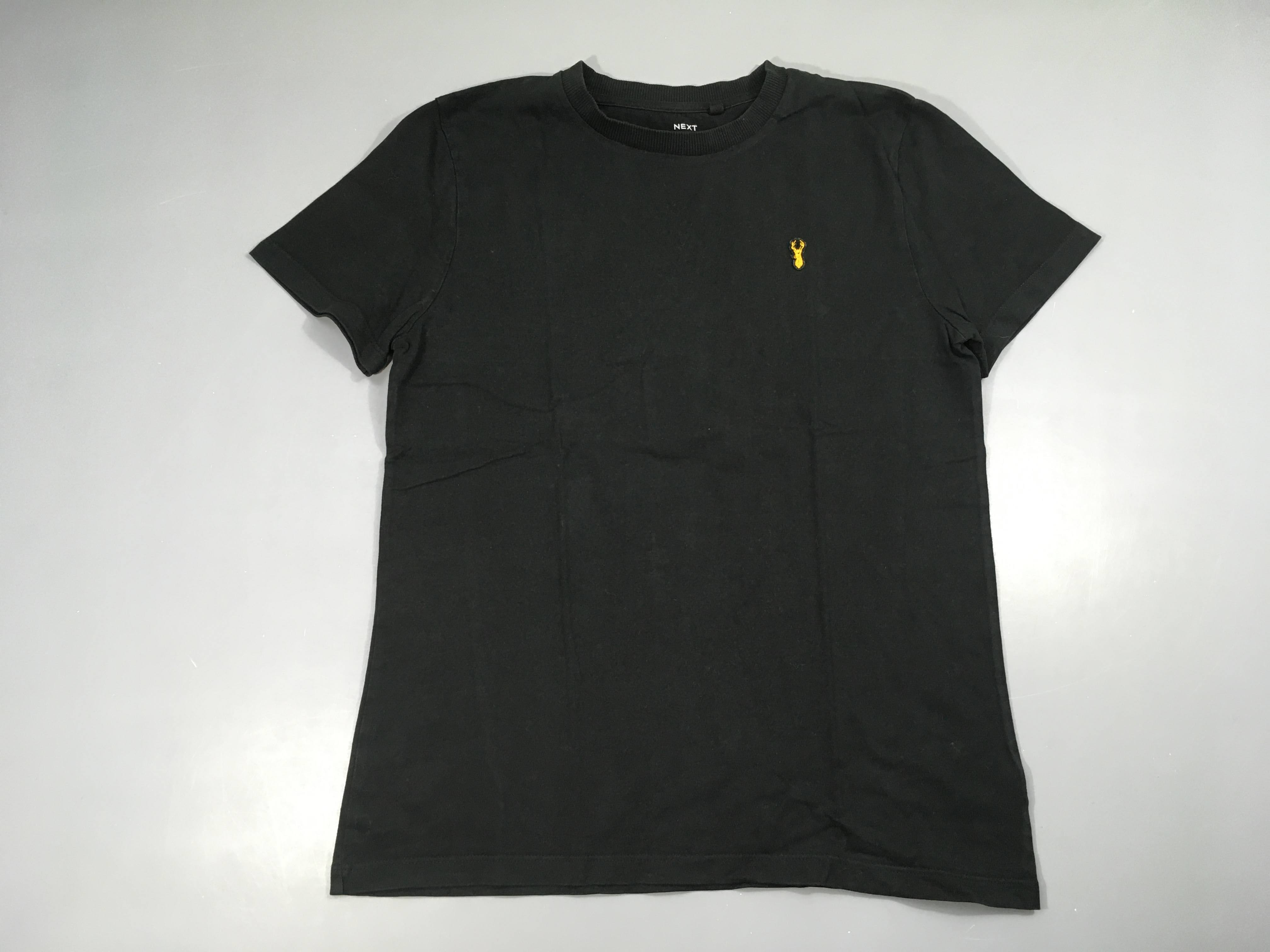 T-shirt m.c noir cerf