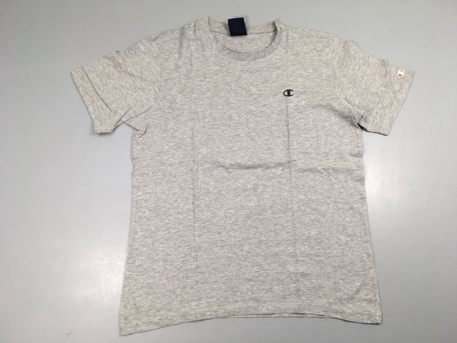 T-shirt m.c gris chiné Champion, moins cher chez Petit Kiwi