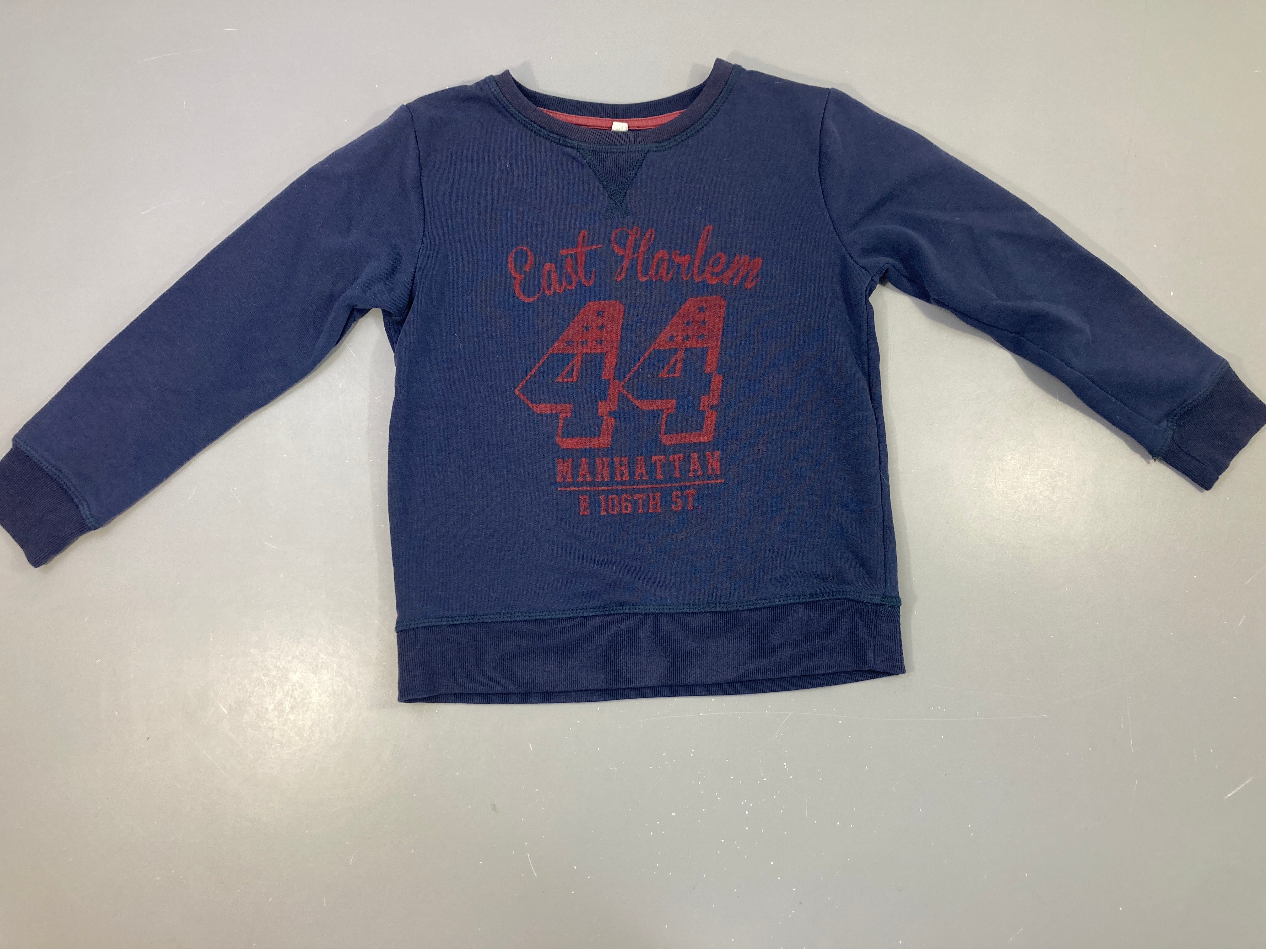 Sweat bleu 44 Légèrement bouloché