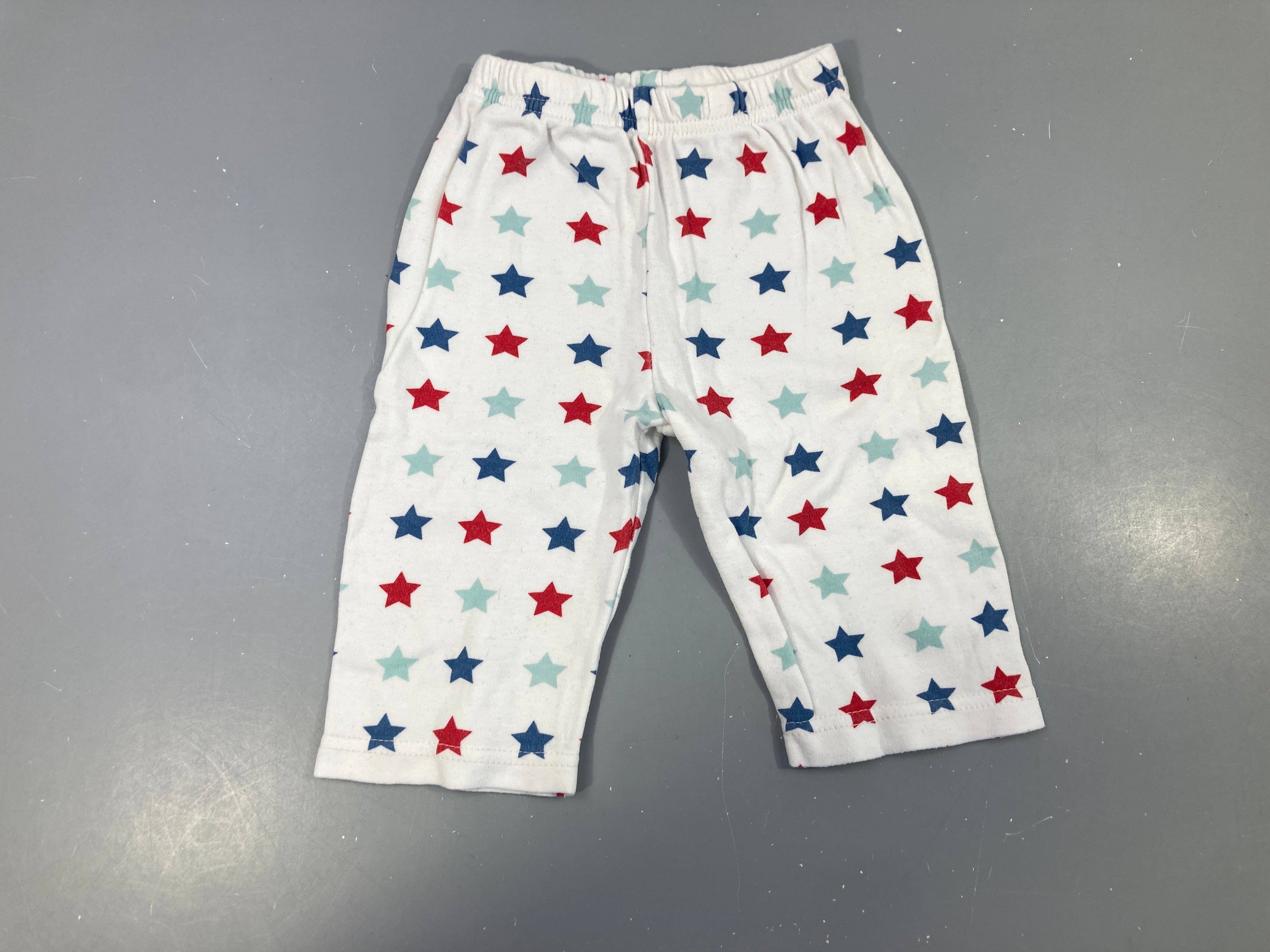 Pantalon jersey blanc étoiles Bouloché