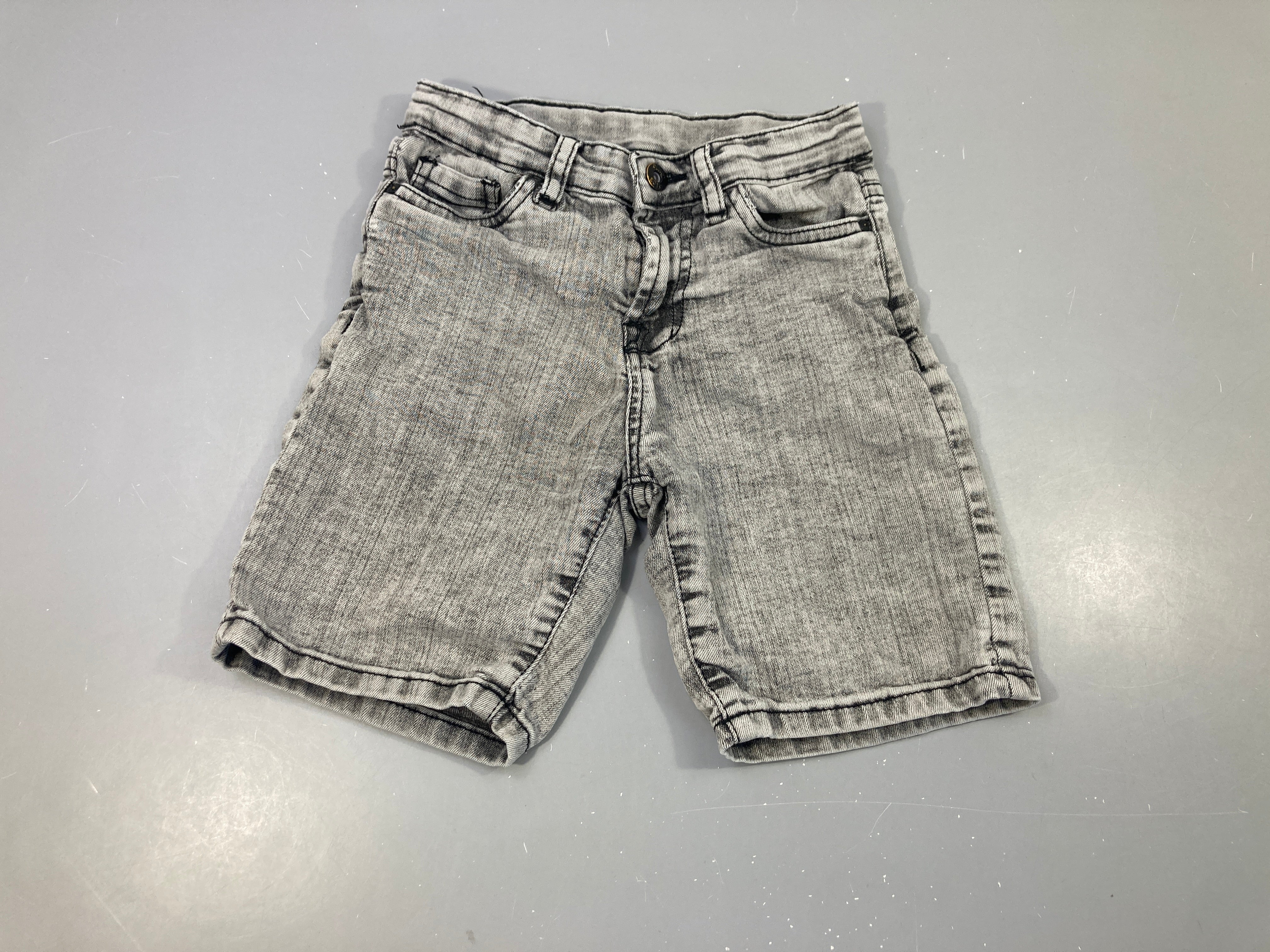 Bermuda denim gris  Elastane déténdu haine