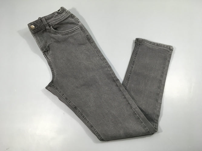 Jeans slim gris, moins cher chez Petit Kiwi