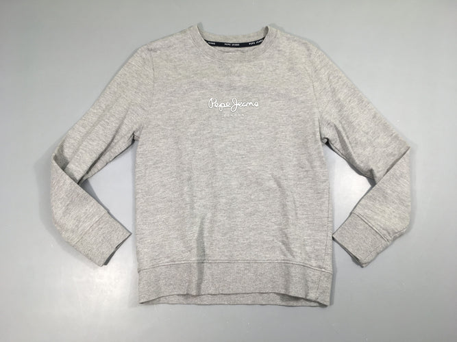 Sweat gris chiné Pepe Jeans, moins cher chez Petit Kiwi