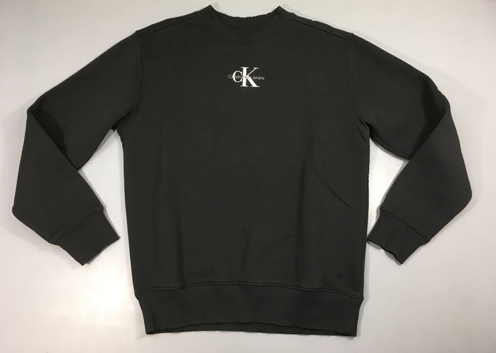 Sweat noir Calvin Klein, moins cher chez Petit Kiwi