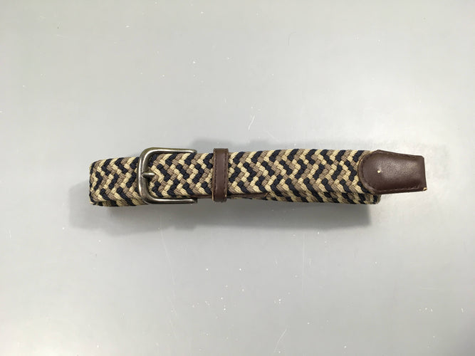 Ceinture beige brun bleu, moins cher chez Petit Kiwi