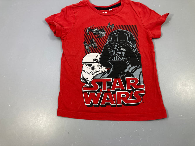 T-shirt m.c rouge Star wars, moins cher chez Petit Kiwi