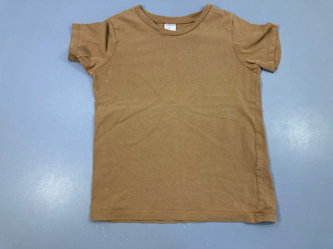 T-shirt m.c brun, moins cher chez Petit Kiwi