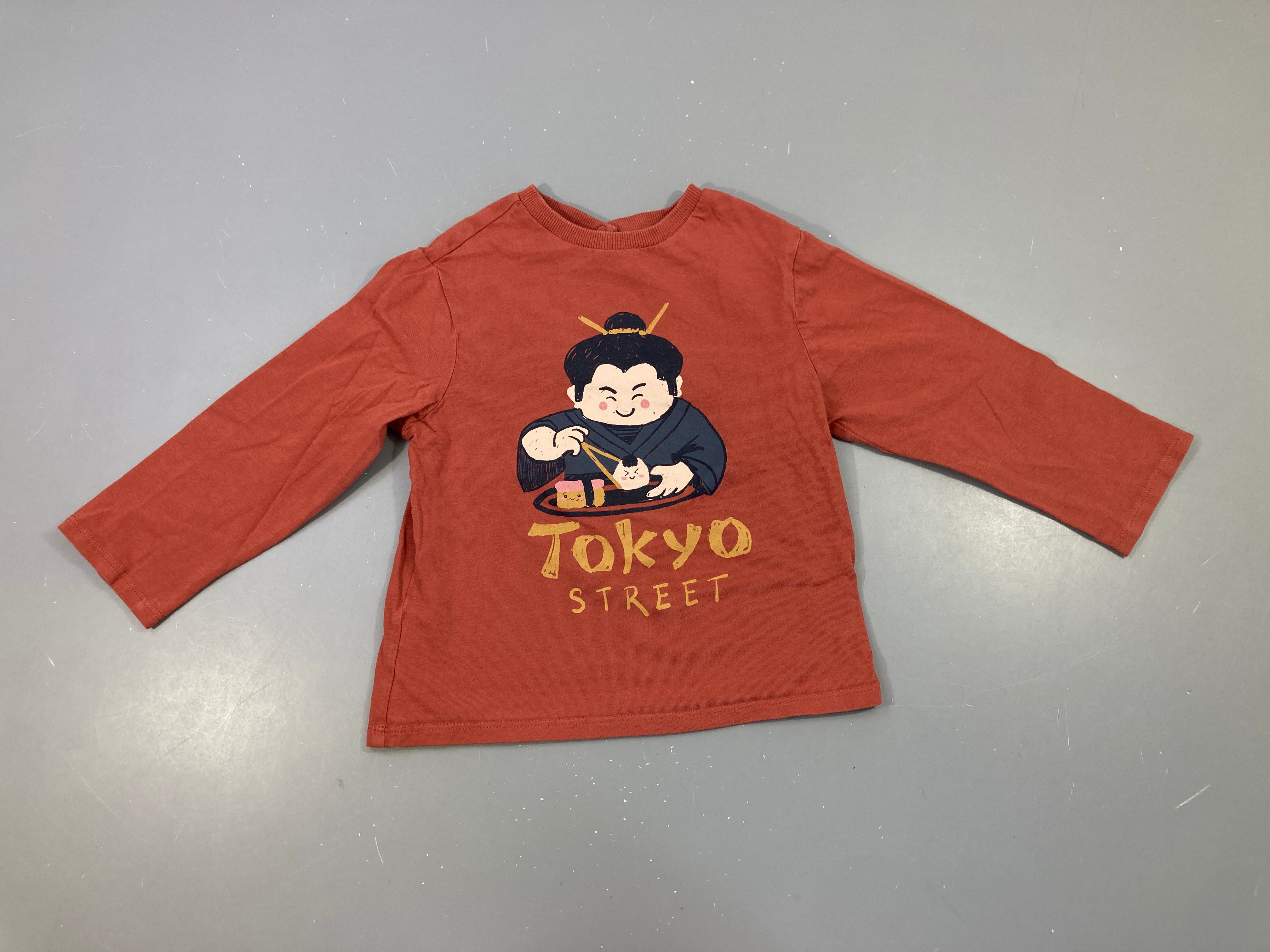 T-shirt m.l brique Sumo