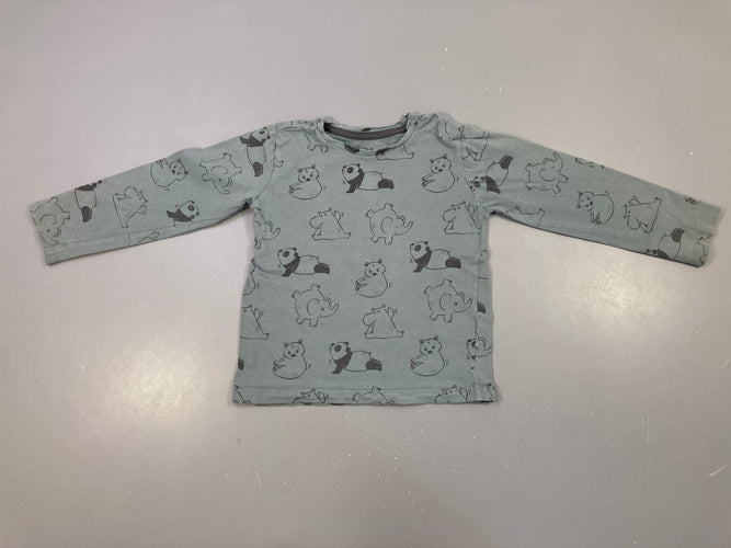 T-shirt m.l bleu Hipo bouloché, moins cher chez Petit Kiwi