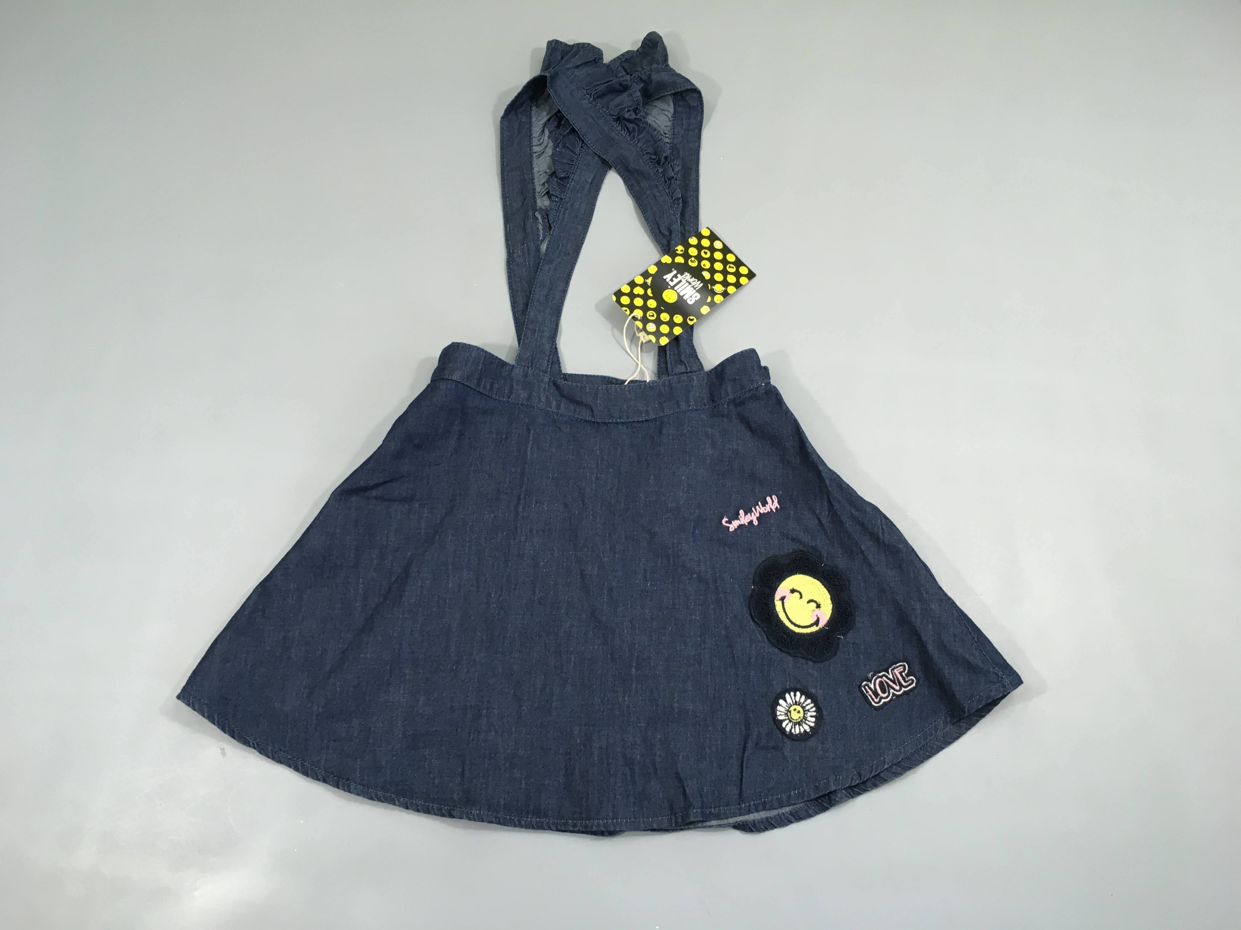 NEUF jupe denim bretelles s.miley