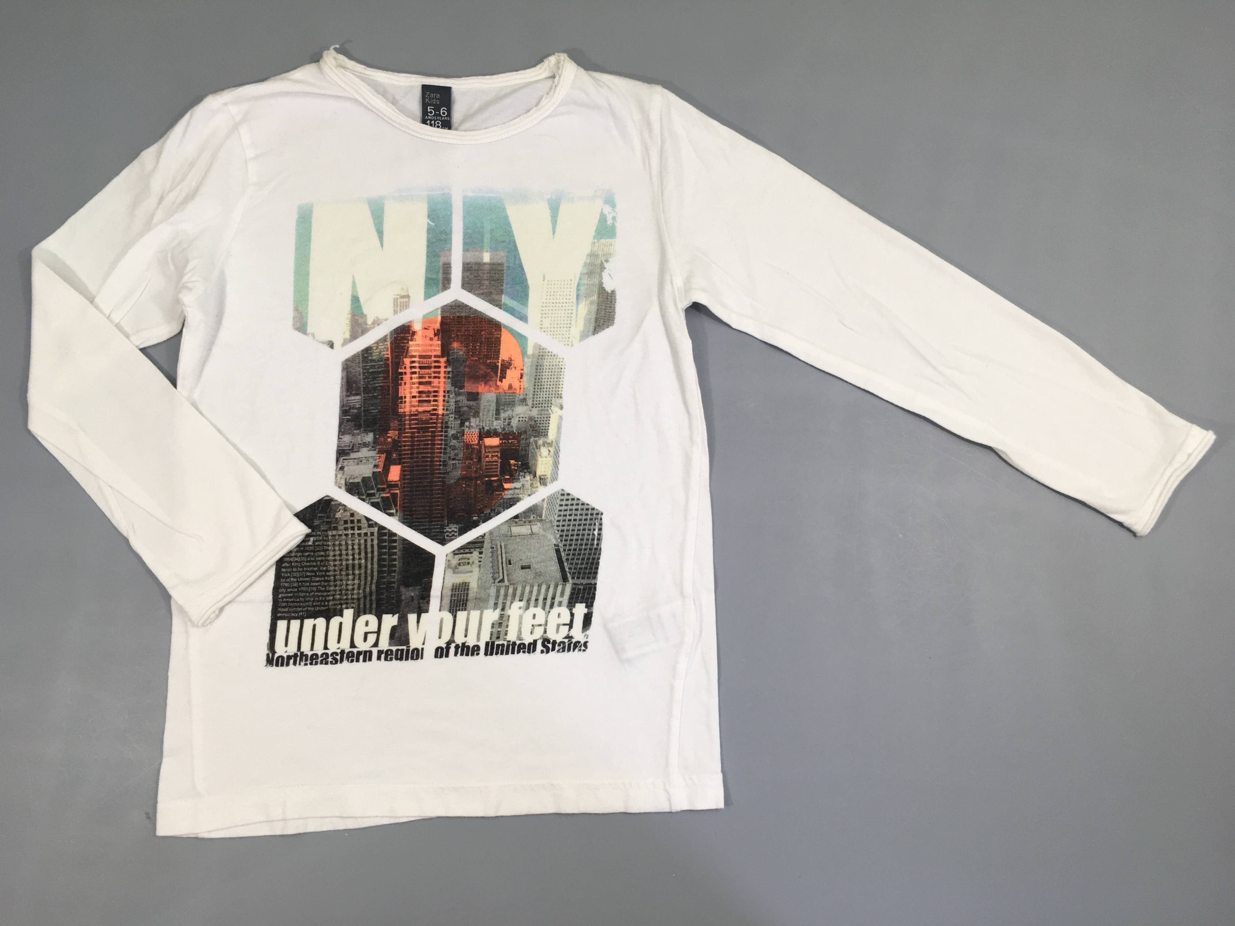 T-shirt m.l blanc NY