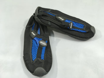 Neuf-Chaussures d'eau noir-bleu Sport