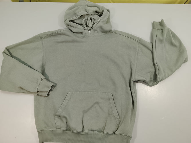 Sweat à capuche kaki, légères taches à l'avant, moins cher chez Petit Kiwi