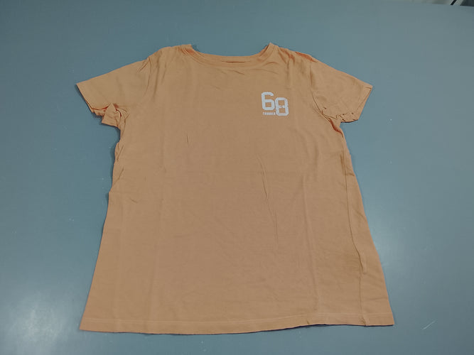 T-shirt m.c orange clair "68", moins cher chez Petit Kiwi