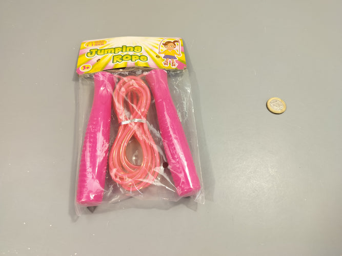 NEUVE Corde à sauter rose 265cm, moins cher chez Petit Kiwi
