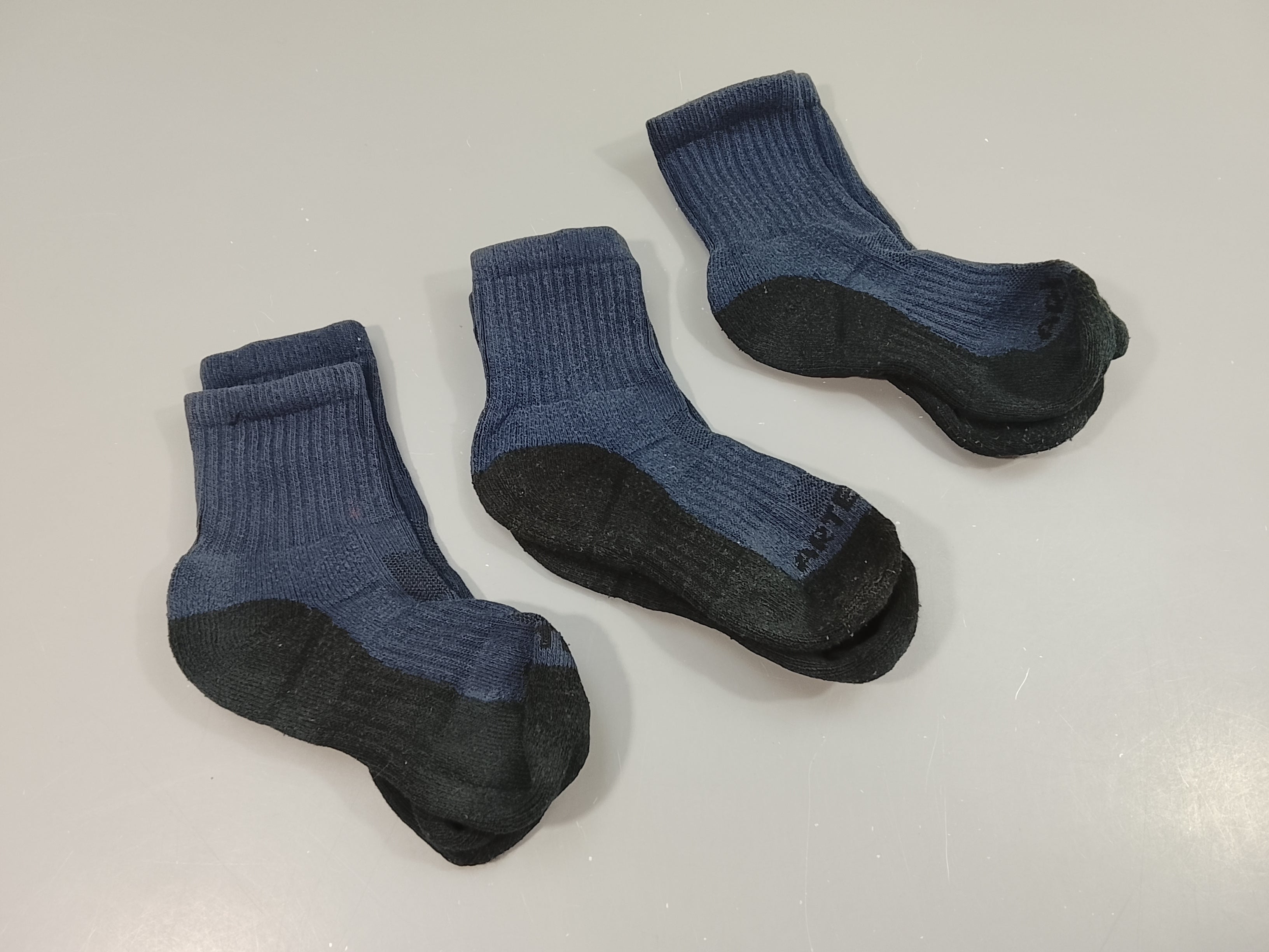 Lot de 3 paires de chaussettes bleu, bleu marine 