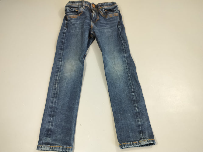 Jeans skinny, légères traces aux genoux, moins cher chez Petit Kiwi